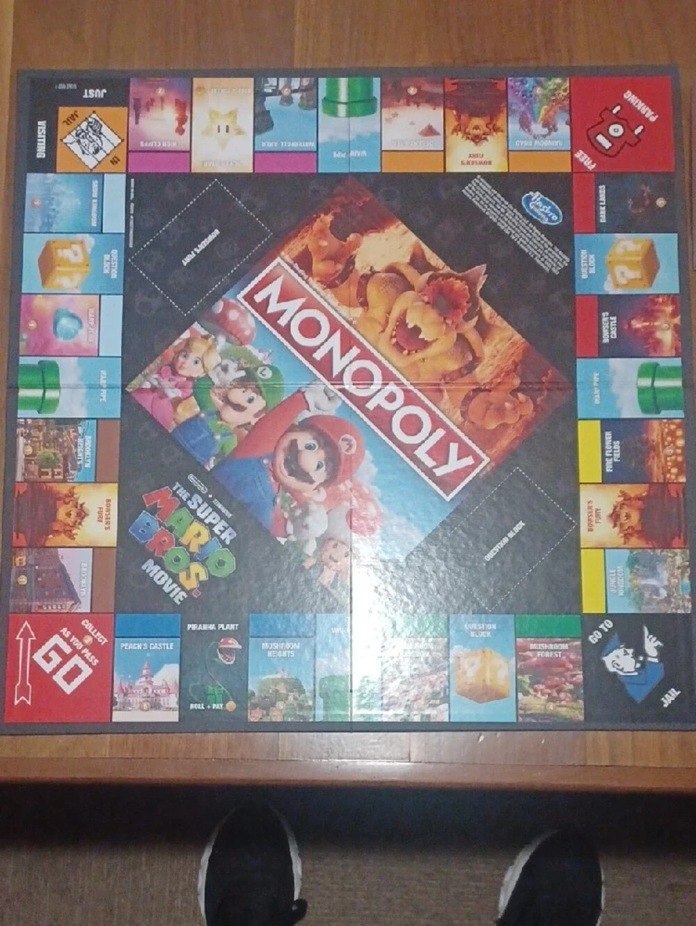 Hasbro Monopoly The Super Mario Bros. Movie Board Game - Red/Black/Blue